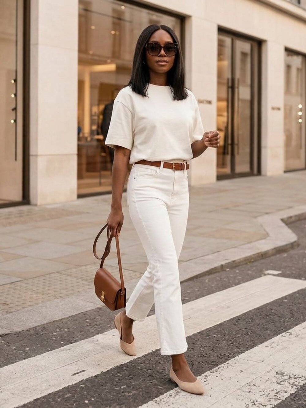 Banana Republic Cropped Jeans Ivory Colour Size 26P